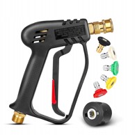 ROSFIX Pištolj za visokotlačno pranje 5000 PSI, kompatibilan s Kärcher K2–K7, M22-14 navoj, 1/4" brza spojka, 300 bar